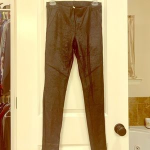 Local boutique faux leather leggings size small